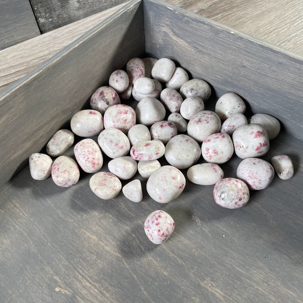 bulk gemstones cinnabar tumbled finish