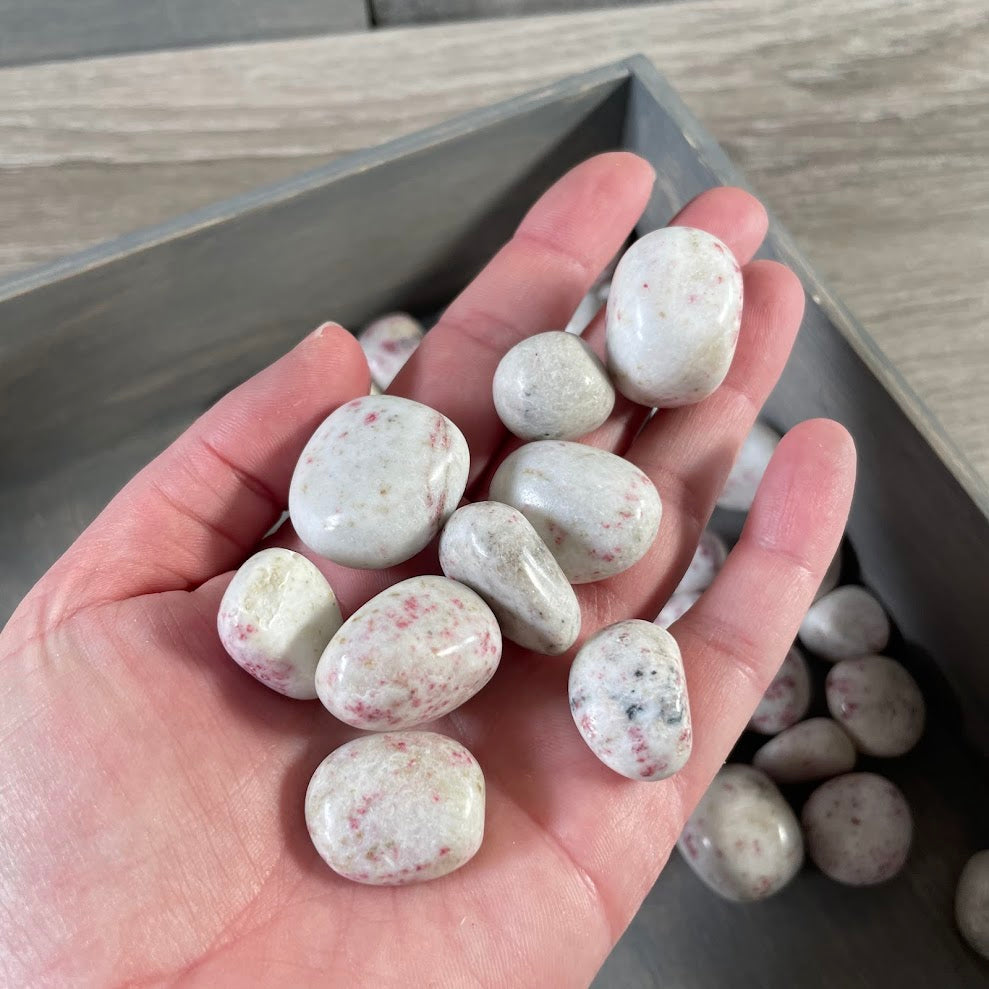 bulk cinnabar tumbled crystals for resale