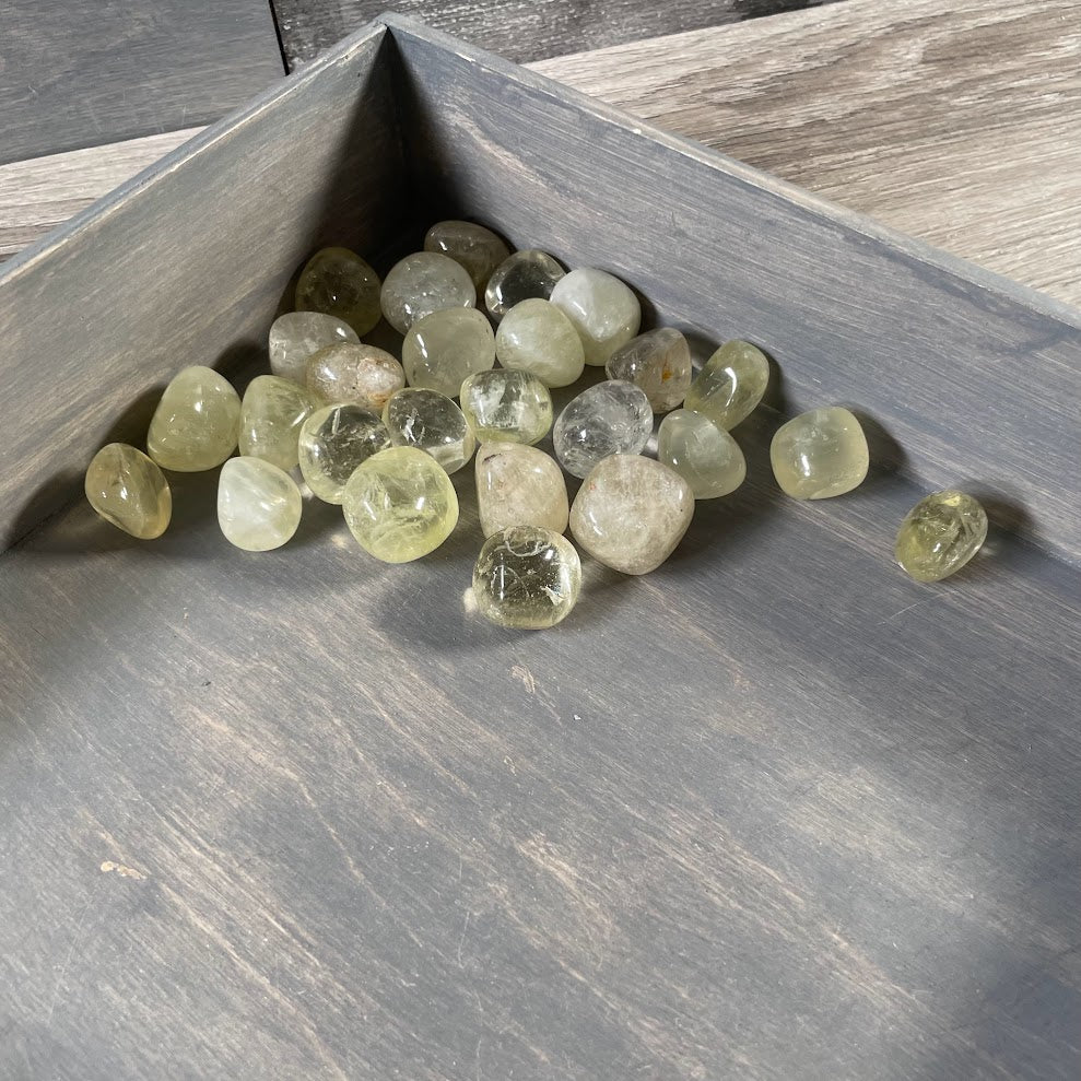 Lemon Citrine Medium Tumbled Stones 1 LB Bulk Lot – Yellow Healing Crystals