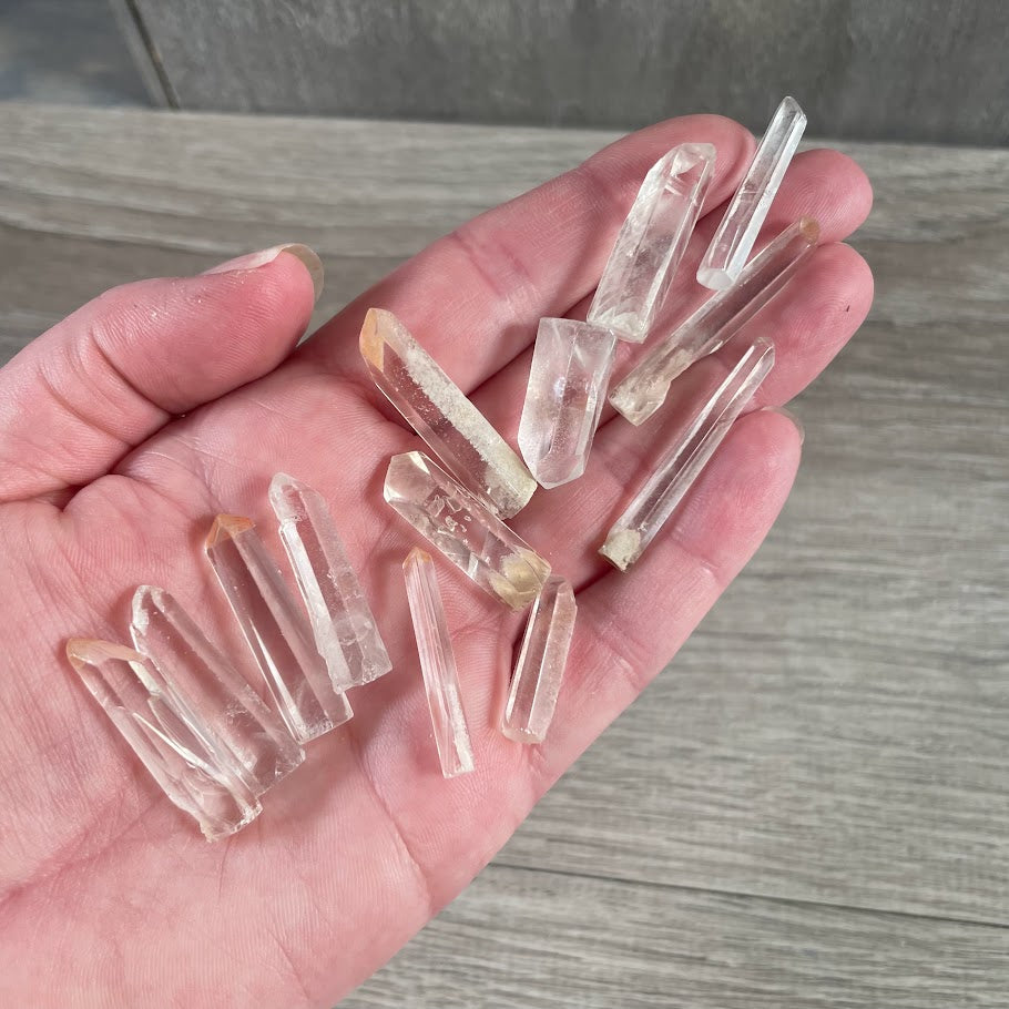 Phantom wire wrapping quartz obelisks for wholesale resale