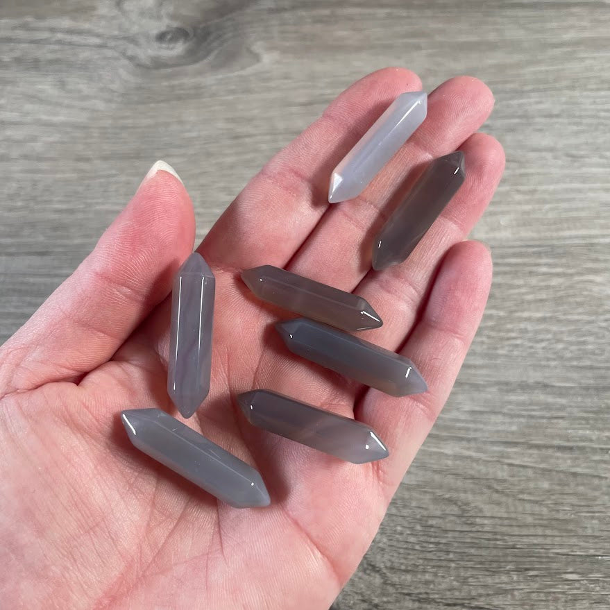 Botswana agate small cut wands for bulk orders