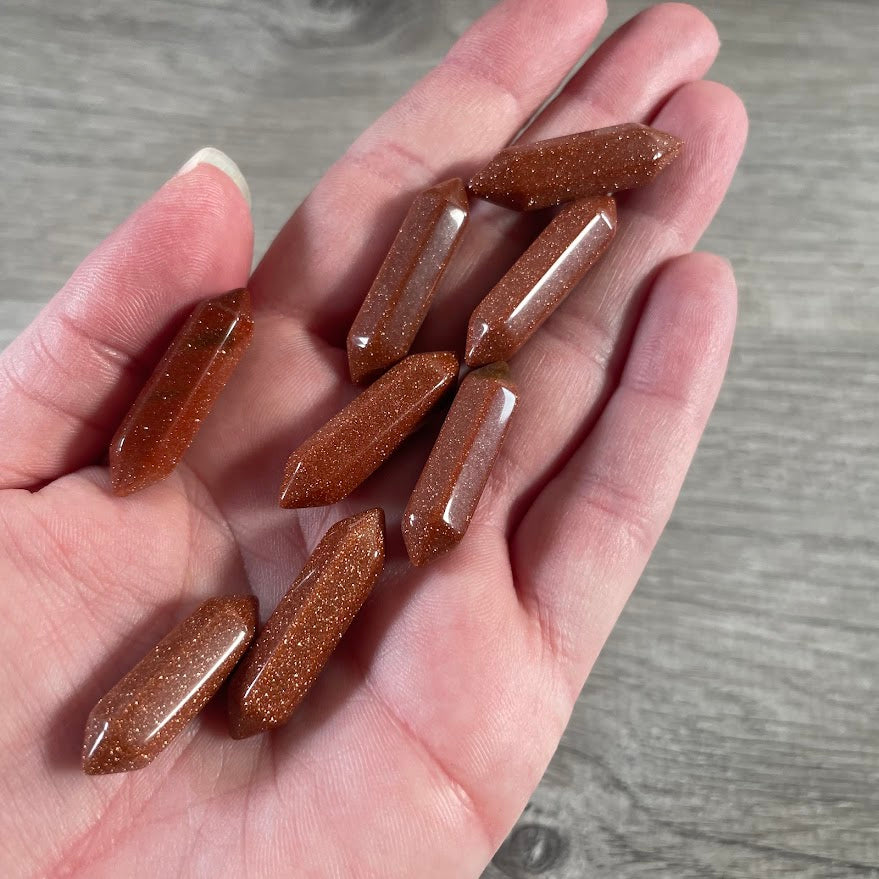 mini goldstone crystal wands wholesale