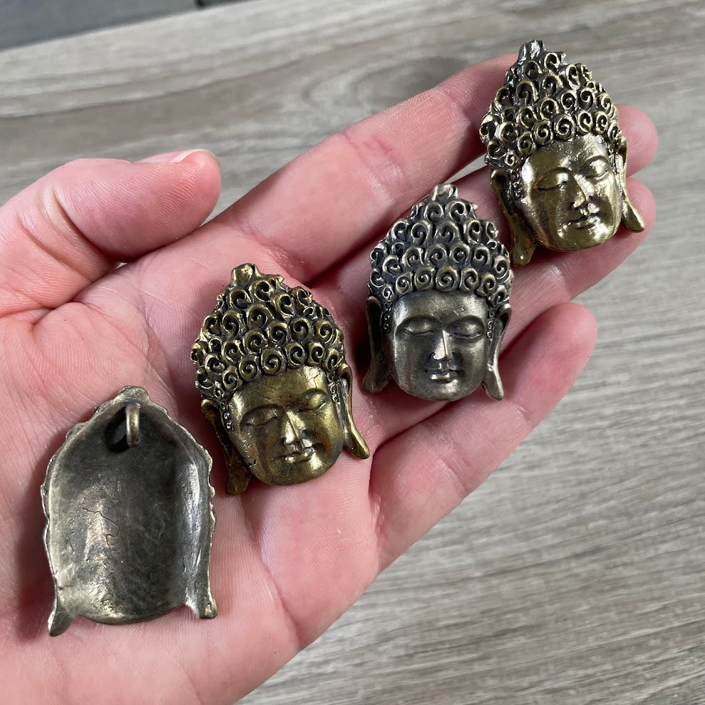 Tibetan Style Deity Pot Metal Pendants – Spiritual Amulet Charms for Jewelry Making