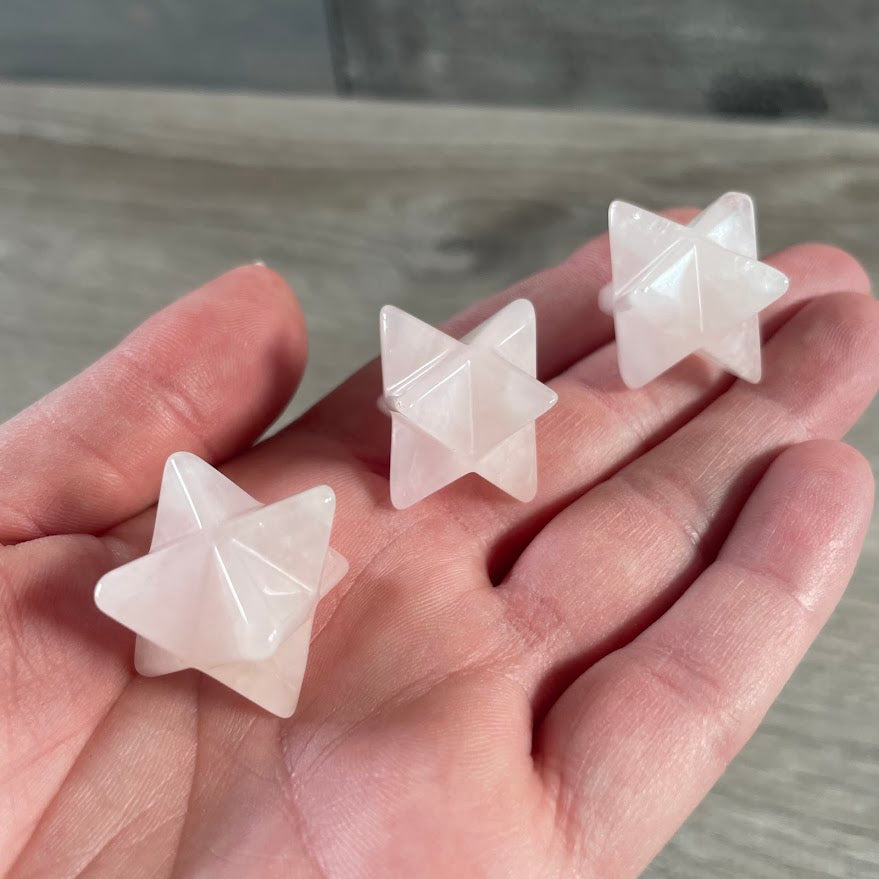 Gemstone Merkaba Star 25mm Sacred Geometry Crystal