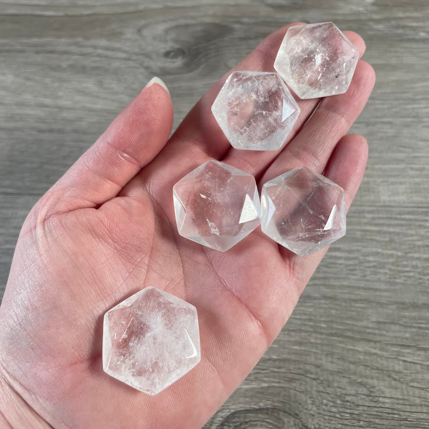 Wholesale Clear Quartz natural gemstone Star of David for crystal grids