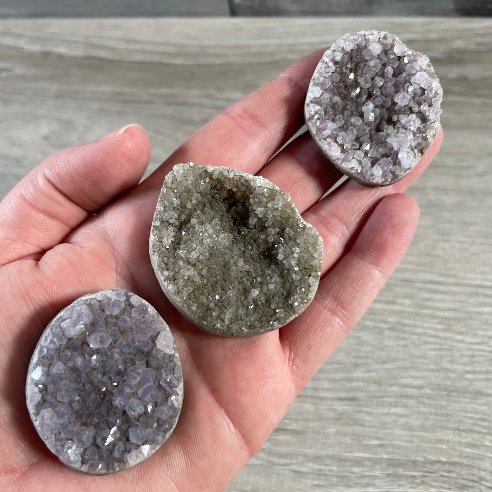 natural raw amethyst cabochon purple gemstone bulk wholesale