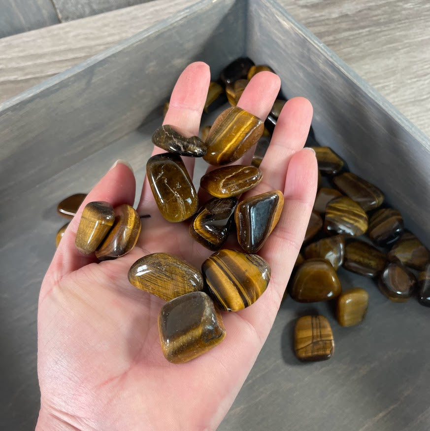 Bulk tiger eye gemstones for energy work and decor