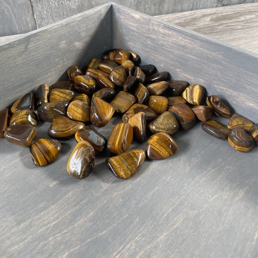 tiger eye polished bulk stones