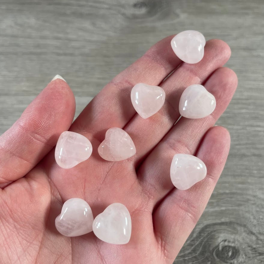 rose quartz small hearts wholesale gift shops