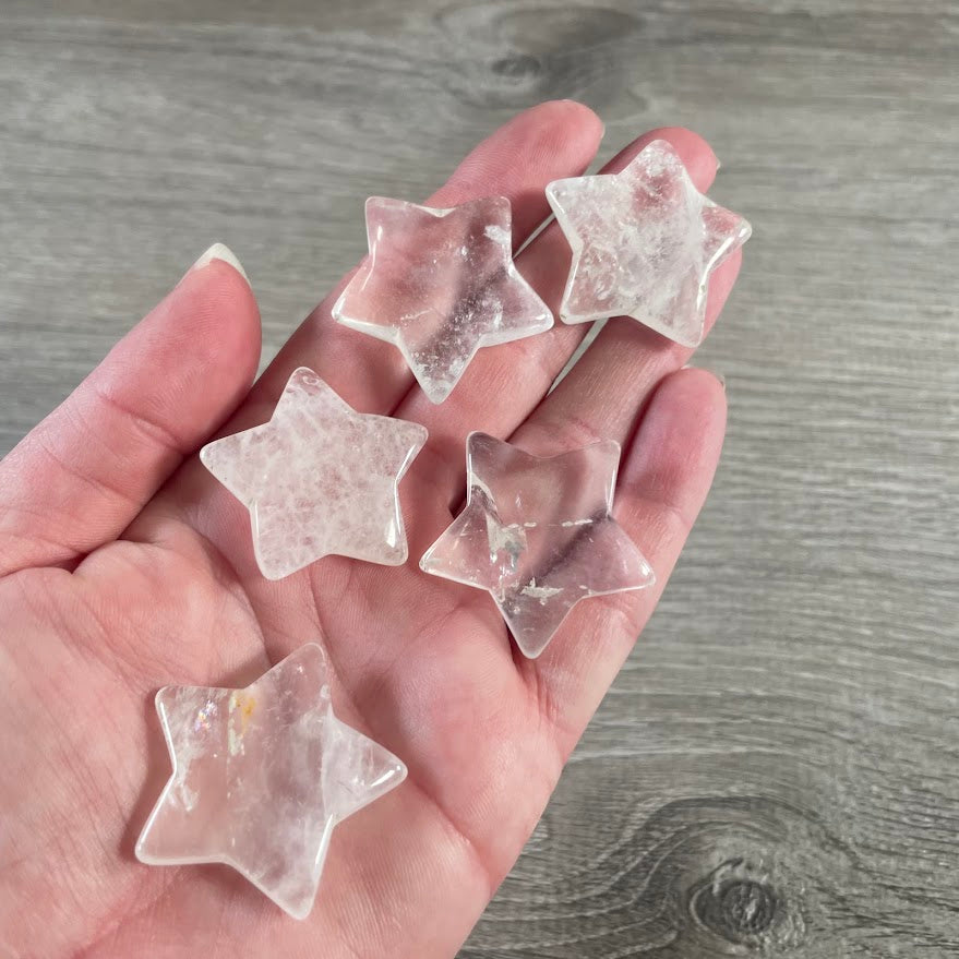 Star-shaped gemstone carving for metaphysical stores