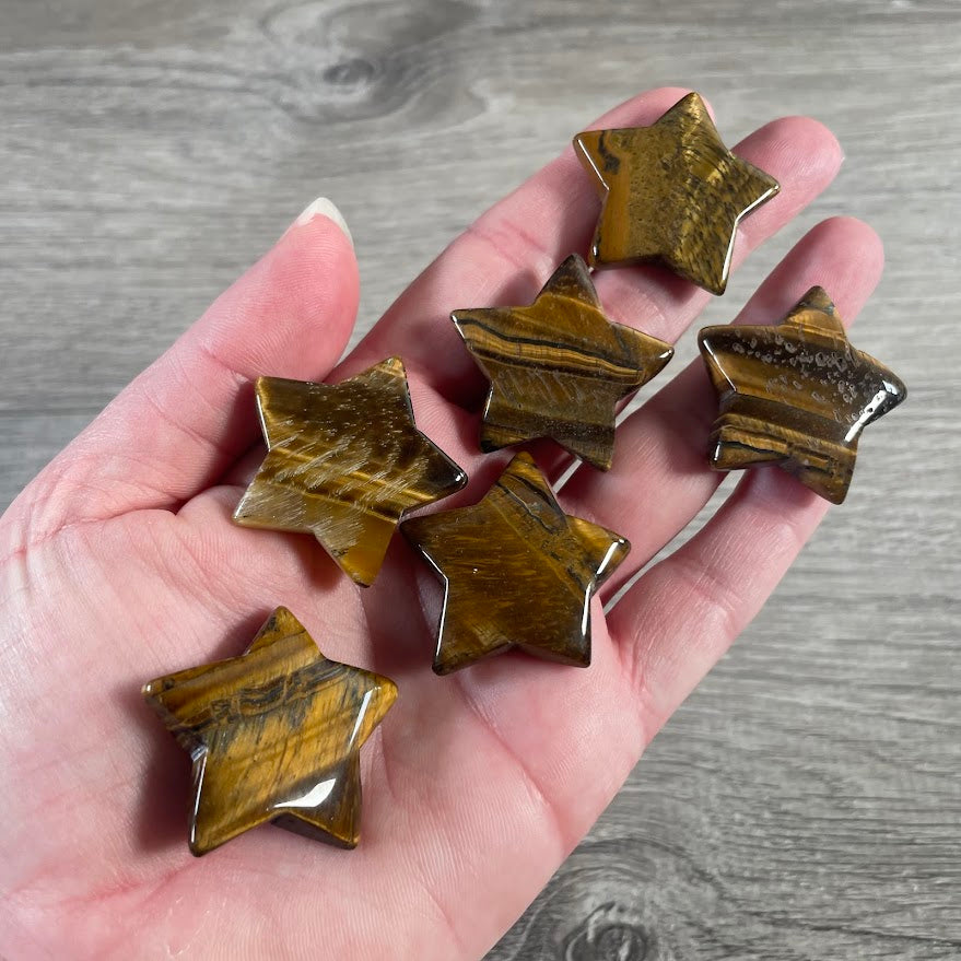 Tiger eye stars metaphysical crystals wholesale