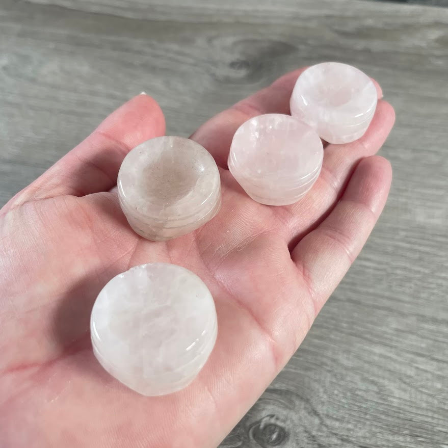 Rose quartz gemstone ball stand wholesale