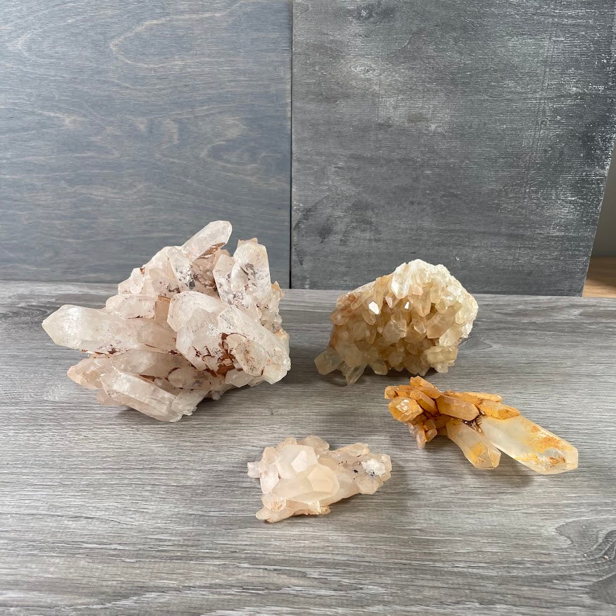 quartz cluster lot for resale