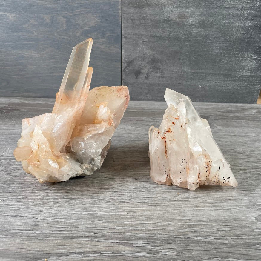 natural quartz point clusters for resale