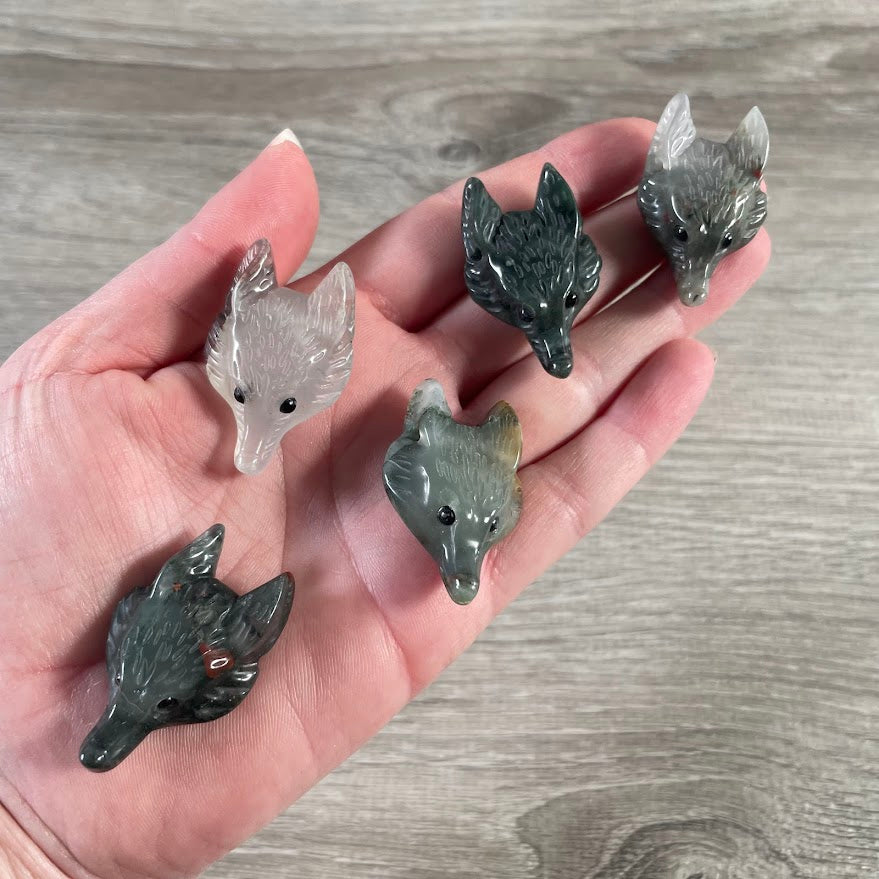 Fox Head Gemstone Pendants – Wholesale Animal Spirit Jewelry