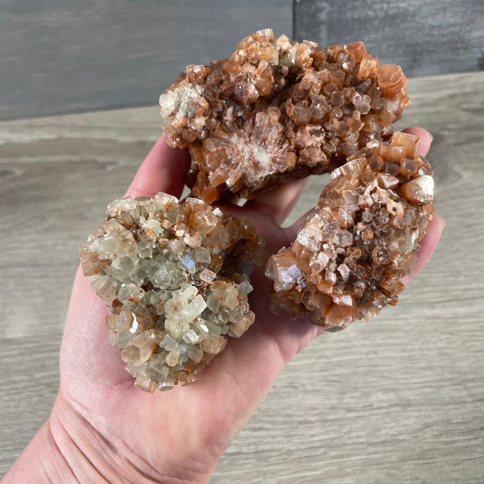 Raw Aragonite Cluster – Natural Aragonite Crystal Specimen for Grounding
