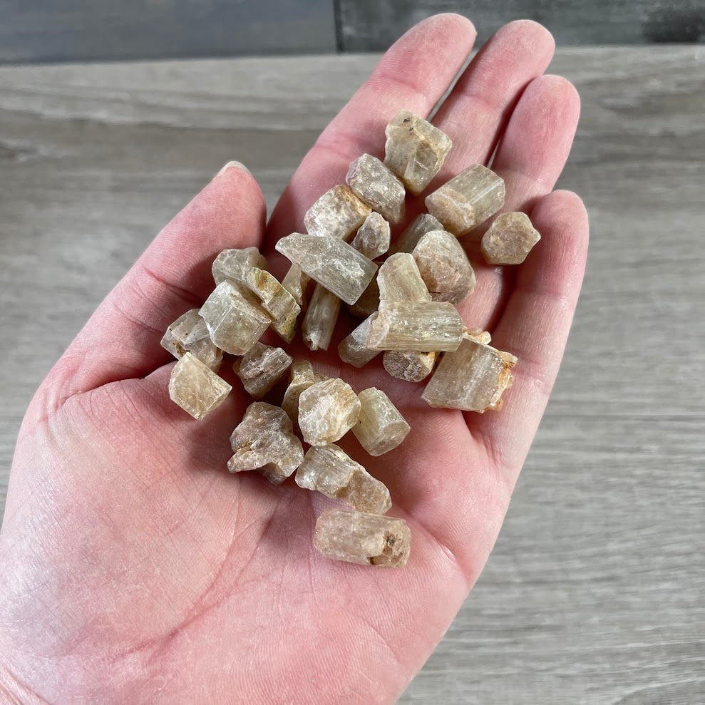 Bulk yellow apatite rough gemstones for jewelry making, décor, and resale