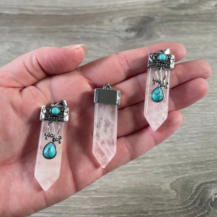 Crystal Pendants with Accent Stones – for Gift Shops