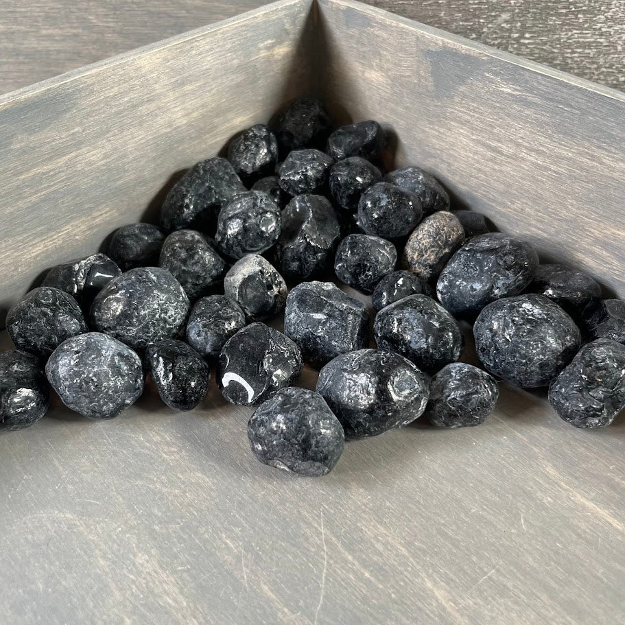 Natural Apache Tear crystals bulk polished stones