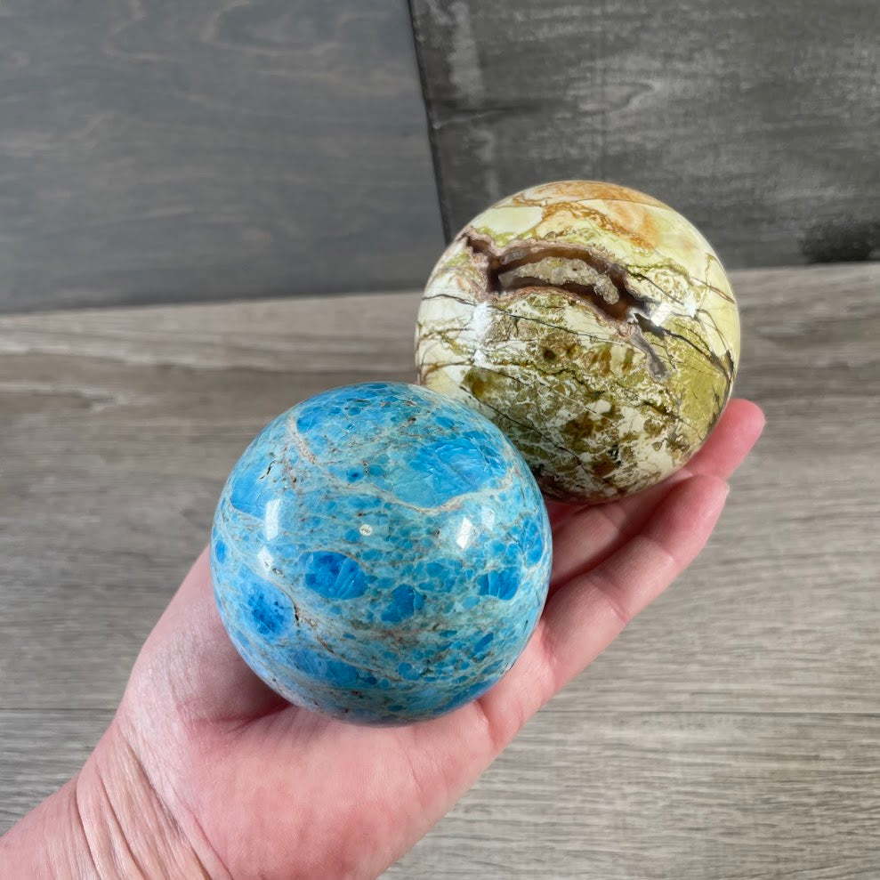 Madagascar Assorted Crystal Spheres by the Ounce | Wholesale Mixed Gemstone Spheres