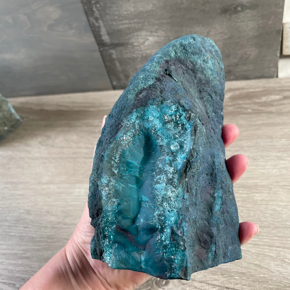 Agate Crystal Gemstone Lamp | Natural Stone Night Light for Home Decor, Meditation & Gifts