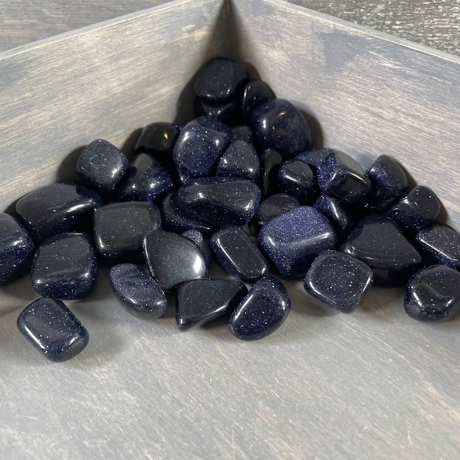 Blue Goldstone metaphysical shop supply