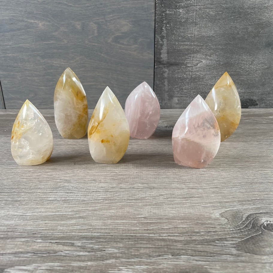 Brazilian Crystal Flame Lot –  Display Pieces for Gift Shops