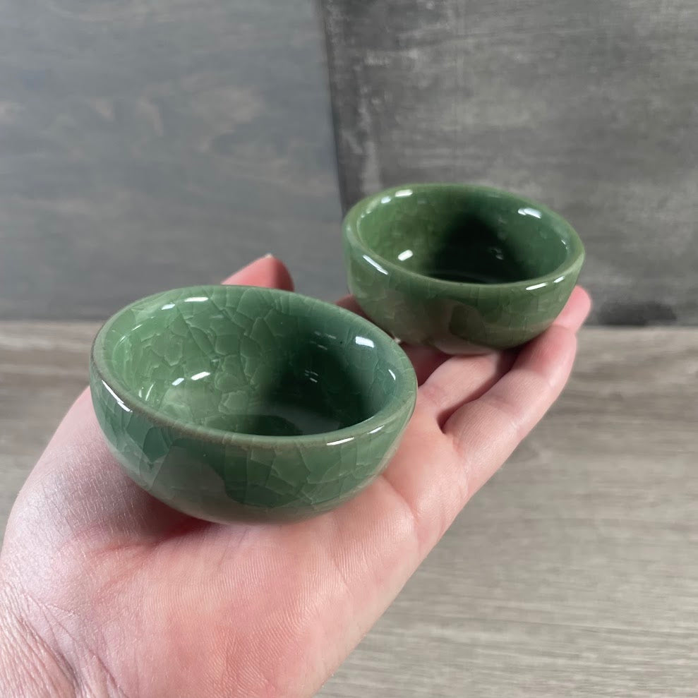 Ceramic Abundance Bowl - 2.25 Inch Offering Dish