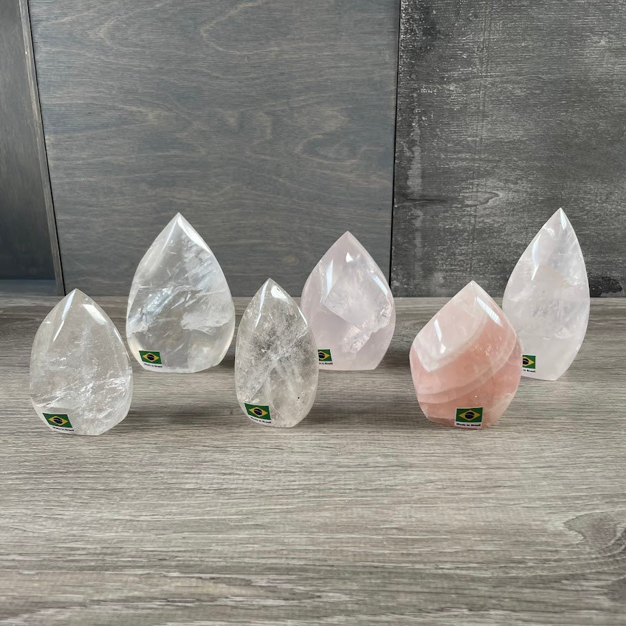 Brazilian Crystal Flame Lot –  Display Pieces for Gift Shops