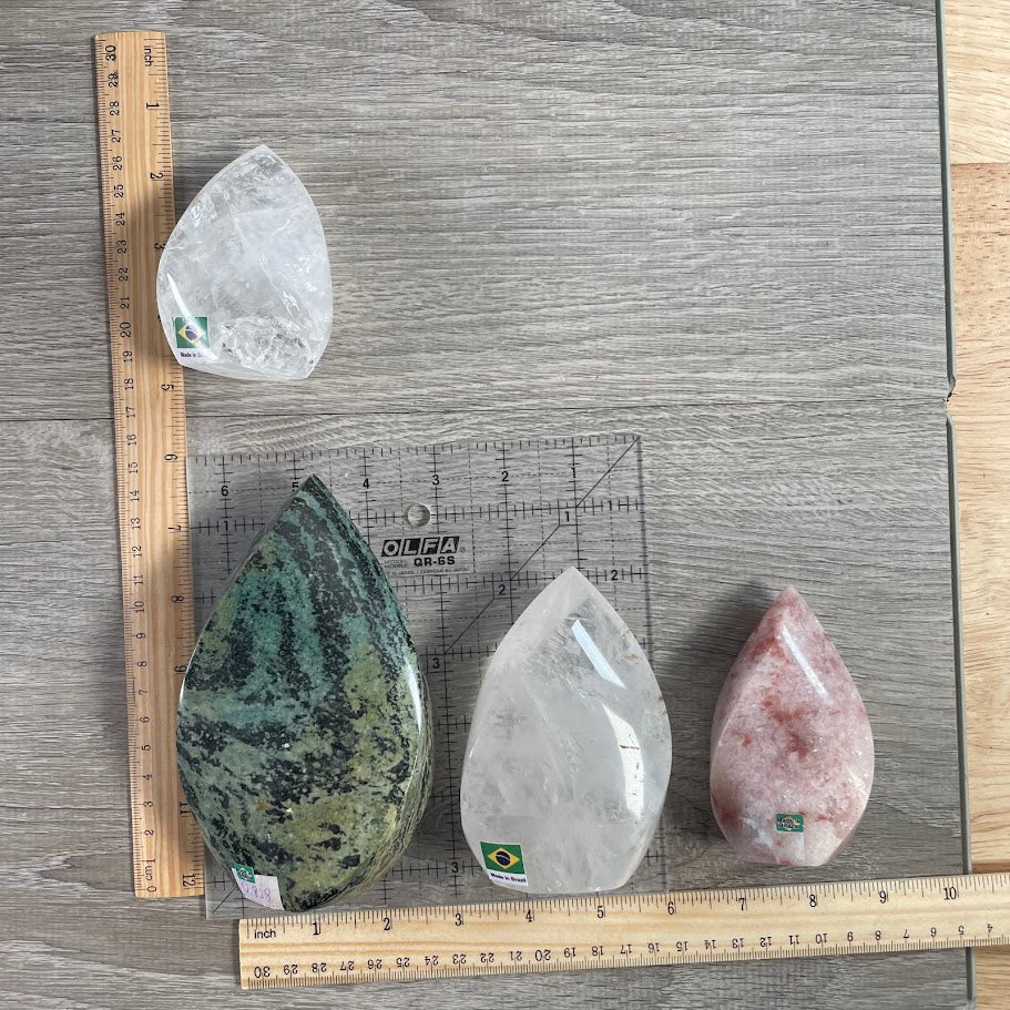 Brazilian Crystal Flame Lot –  Display Pieces for Gift Shops