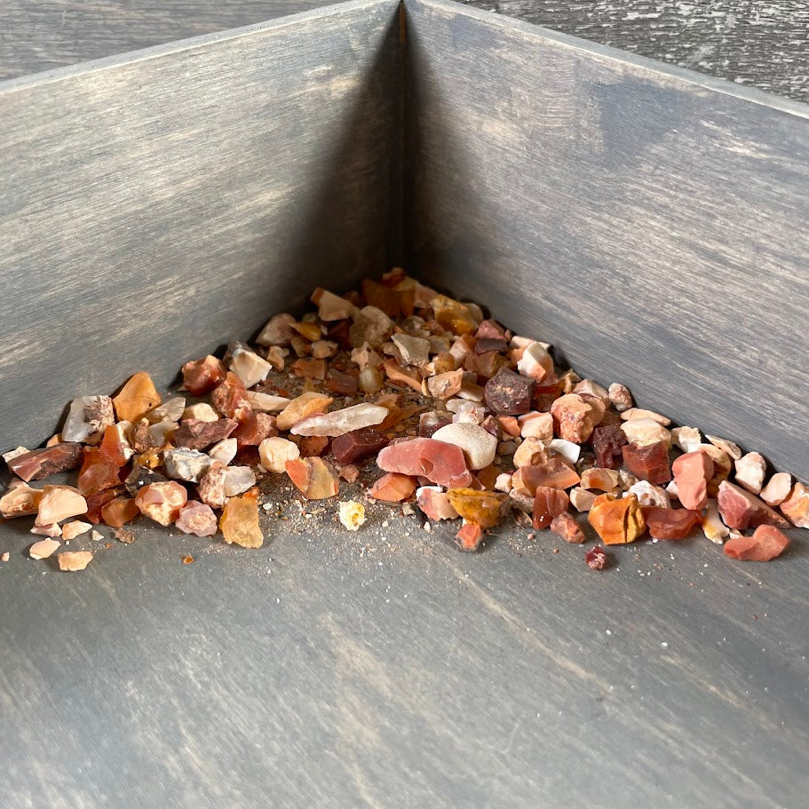 natural fire opal chips for crystal shops