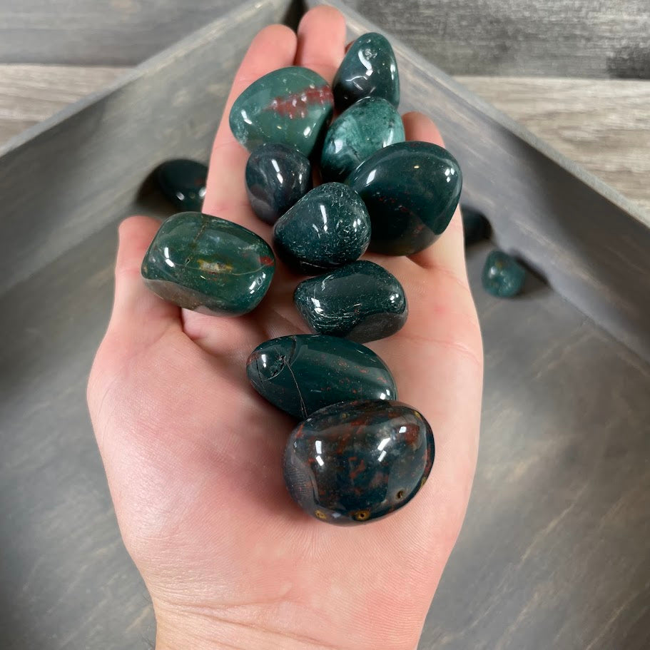 Polished bloodstone bulk wholesale crystals