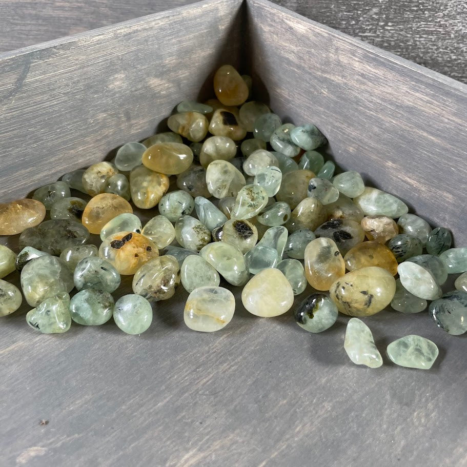 Bulk Prehnite crystals polished stones