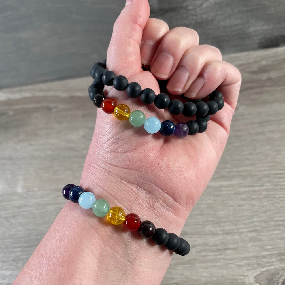 Gemstone Chakra Healing Bracelets 8mm - Wholesale