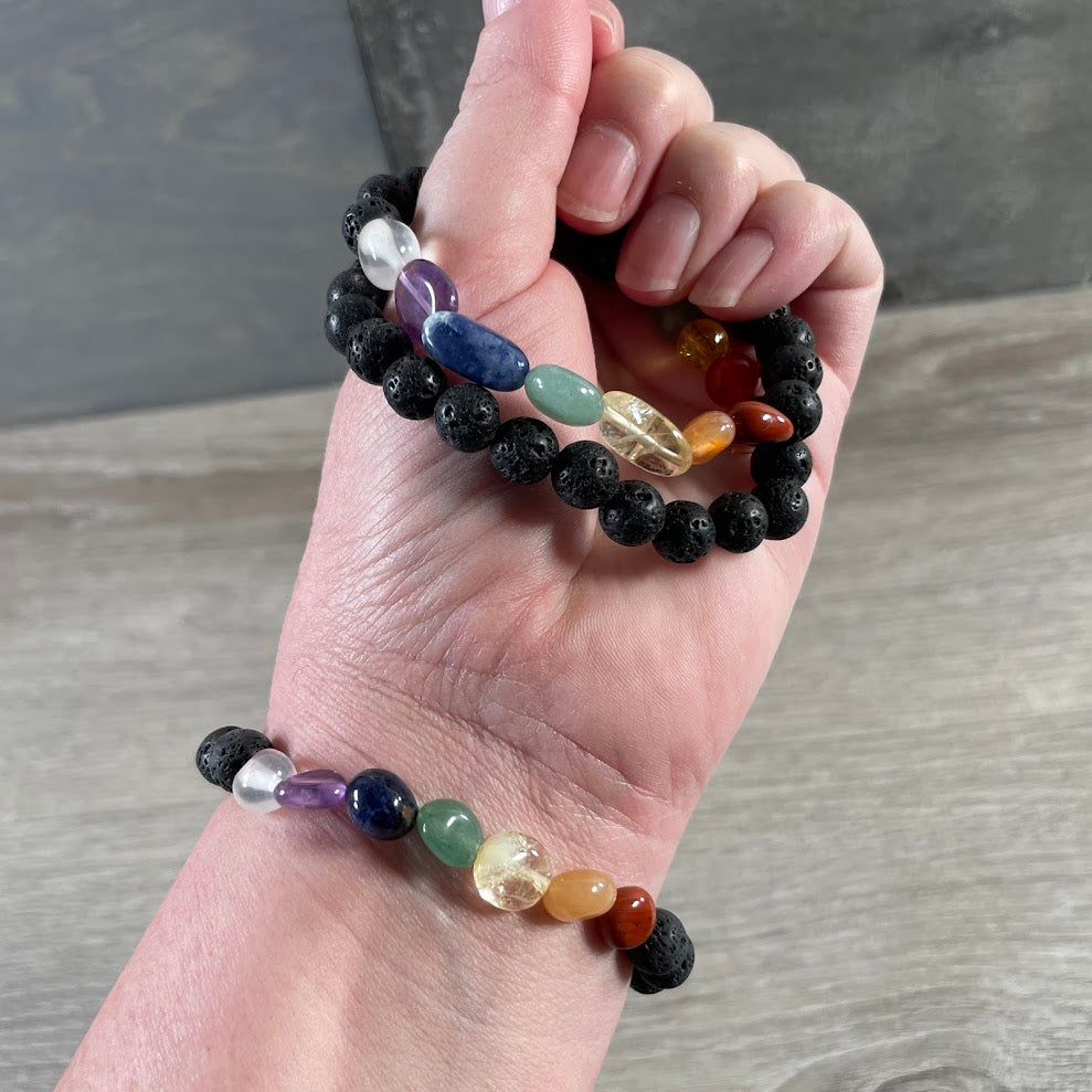 Gemstone Chakra Healing Bracelets 8mm - Wholesale