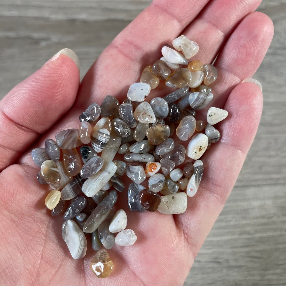Bulk Gemstone Mini Chips – 22g+ Assorted Crystal Chips for Crafts, Jewelry Making & Resin Art