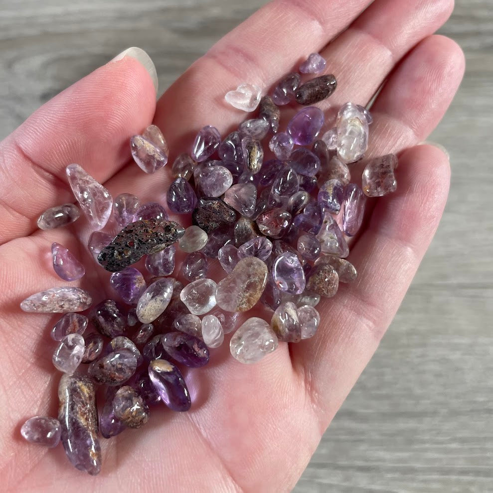 Bulk Gemstone Mini Chips – 22g+ Assorted Crystal Chips for Crafts, Jewelry Making & Resin Art