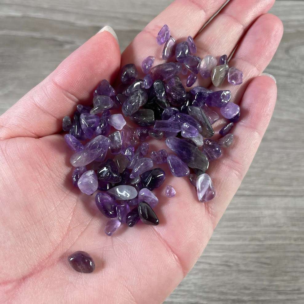 Amethyst Gemstone chip mix for metaphysical shops and boutique inventory