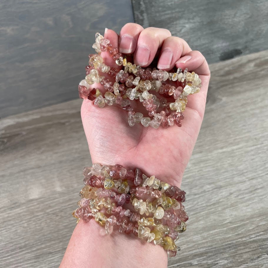 wholesale crystal chip jewelry for shops