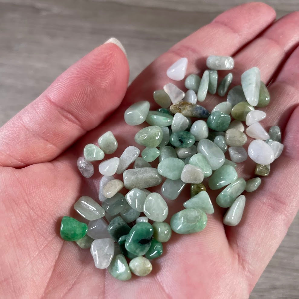 Bulk Gemstone Mini Chips – 22g+ Assorted Crystal Chips for Crafts, Jewelry Making & Resin Art