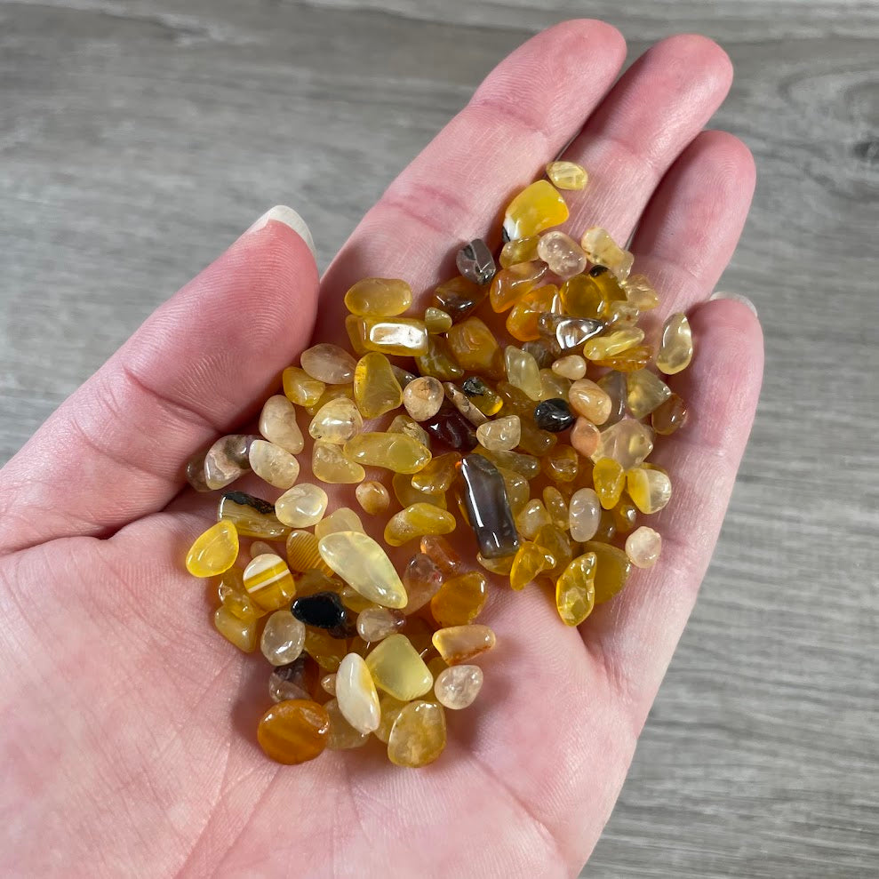 Bulk Gemstone Mini Chips – 22g+ Assorted Crystal Chips for Crafts, Jewelry Making & Resin Art