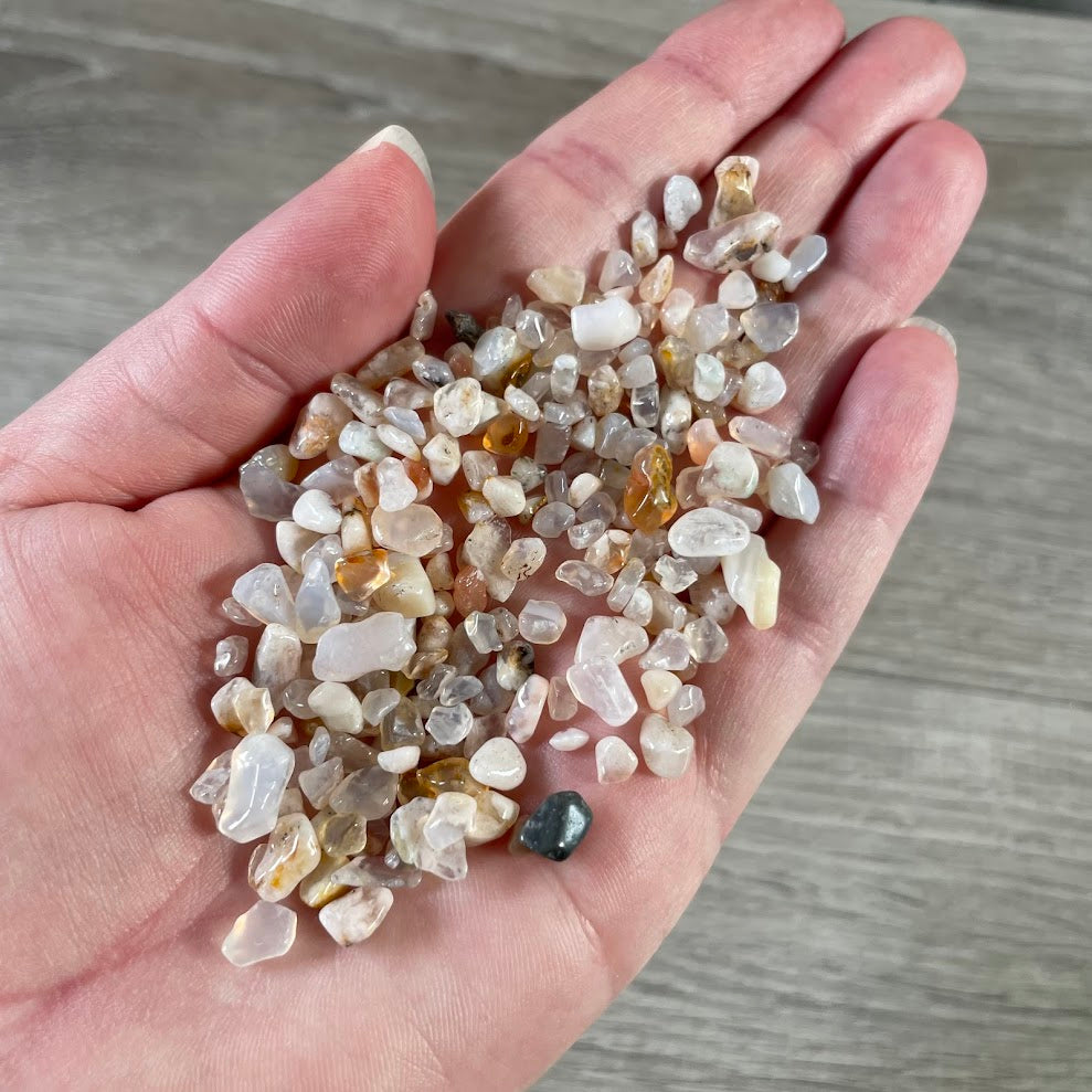 Bulk Gemstone Mini Chips – 22g+ Assorted Crystal Chips for Crafts, Jewelry Making & Resin Art