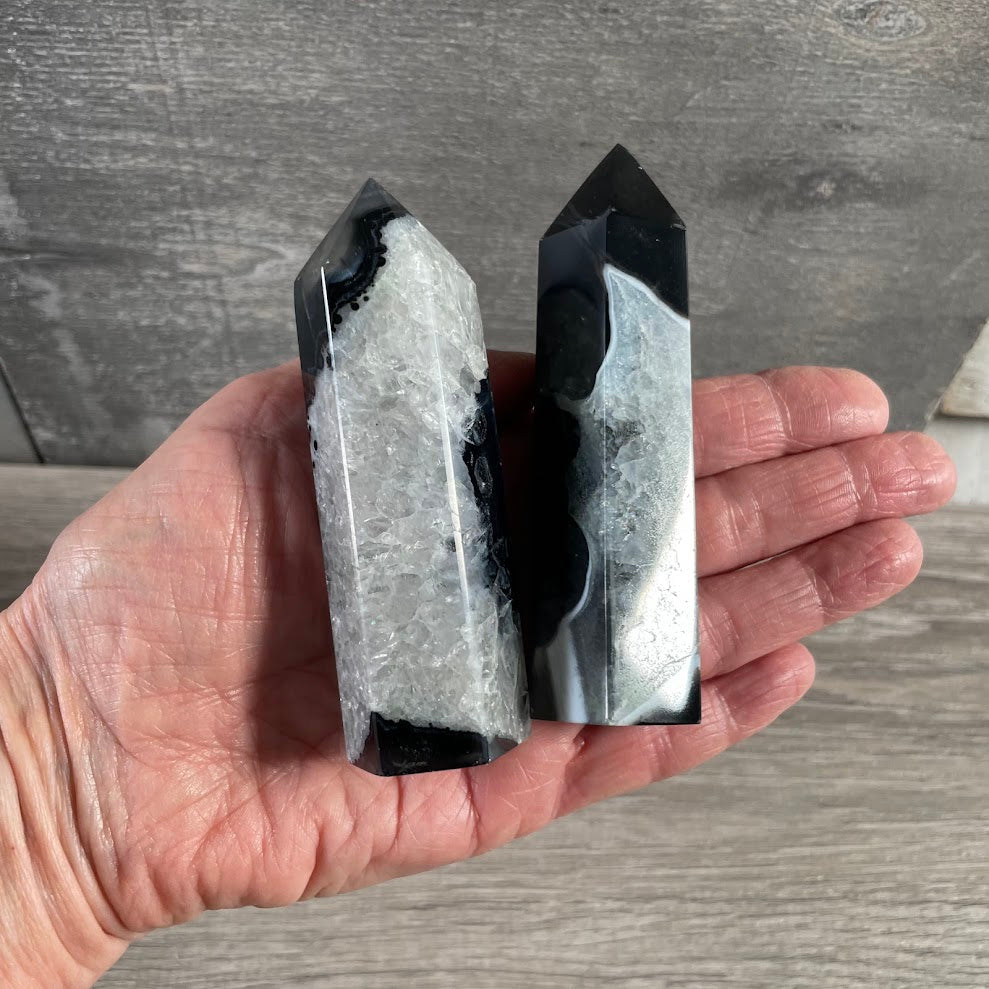 Gemstone Obelisks 5–8 oz – Crystal Towers for Retail Shops