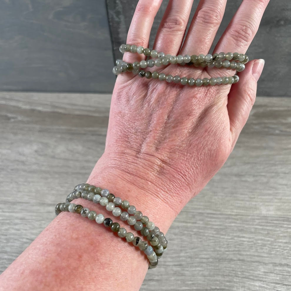 Labradorite stacking wrapping jewelry wholesale