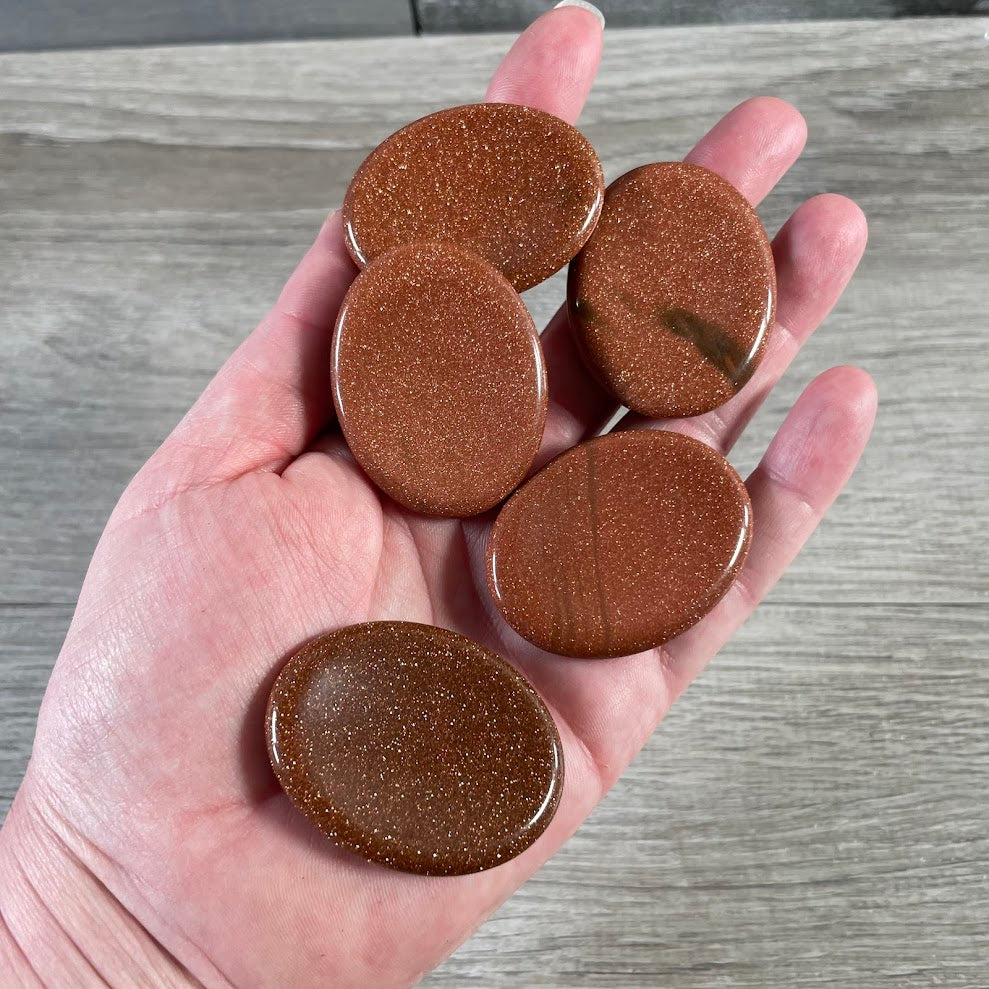 Oval Gemstone Worry Stones – Bulk Polished Pocket Crystals