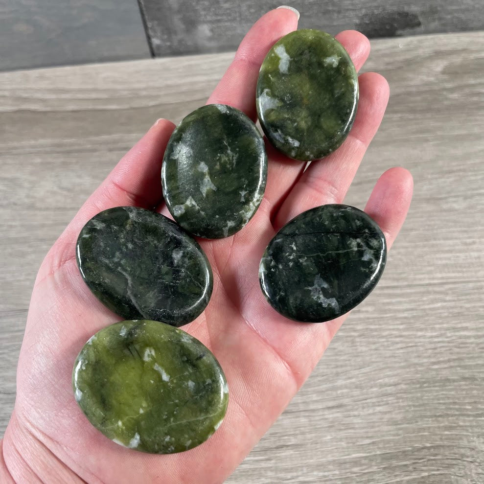 Oval Gemstone Worry Stones – Bulk Polished Pocket Crystals