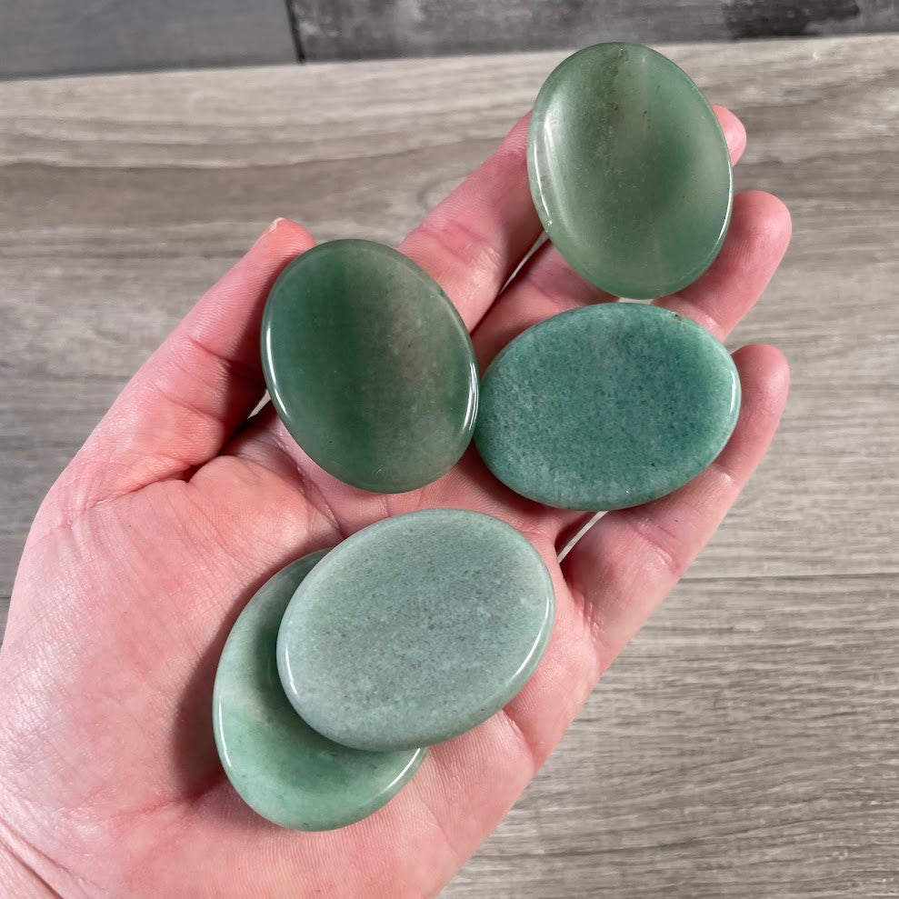 Oval Gemstone Worry Stones – Bulk Polished Pocket Crystals