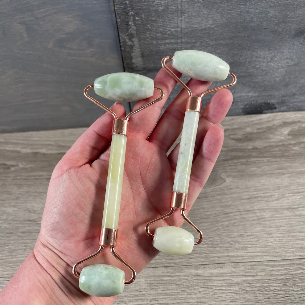 Gemstone Facial Rollers for Spa and Skincare - Wholesale