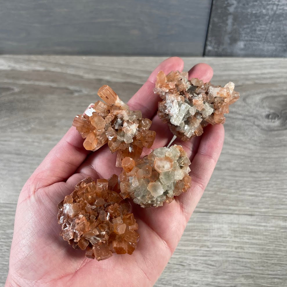 Natural aragonite crystal for rock shops
