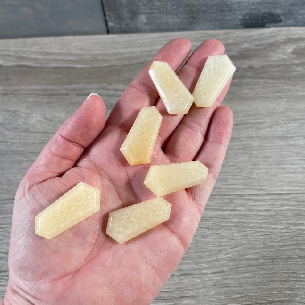 Gemstone Double Terminated Flat Mini Wands – 1 Inch Energy Tools